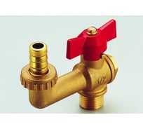 Кран Tiemme 1/2" шаровой садовый угловой 2950021/2970G2804