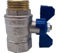 Кран Tiemme 3/4" ВН шаровой (синяя бабочка) 2360064/2371B2805