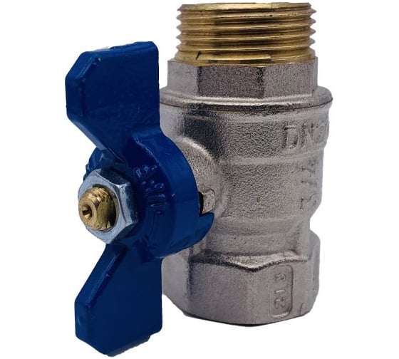 Кран Tiemme 3/4" ВН шаровой (синяя бабочка) 2360064/2371B2805