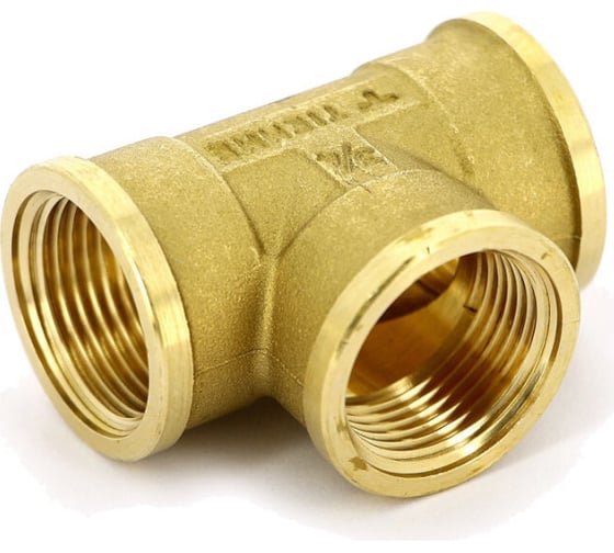 Переходной тройник Tiemme 1 1/4"х1"х1 1/4" (латунь) 1500719  / 1570G070607