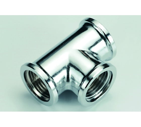 Переходной тройник Tiemme 3/4"х1/2"х3/4" (хром) 1500596 / 1570C050405 1