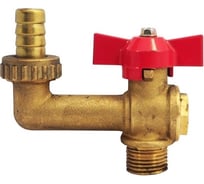 Кран Tiemme 3/4" шаровой садовый угловой 2950028/2970G2805