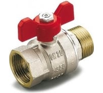 Кран Tiemme 3/4" шаровой со сгоном Scirocco (Т-образная ручка) 2120205/2121CPT