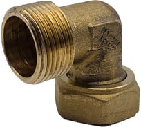 Угольник Tiemme 3/4" ВН с накидной гайкой и плоской прокладкой (латунь) 1500896 / 1527