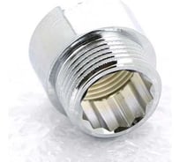 Удлинитель Tiemme 3/8"х15 мм "ТМ" (хром) 1500458 / 1530C