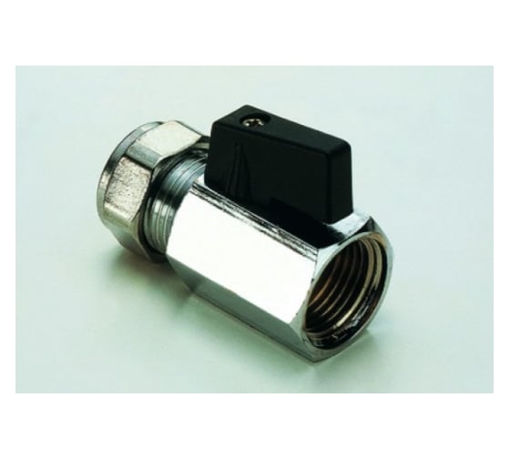Кран Tiemme 12x1/2"В шаровой обжим (мини) 2900025/2940N1204CZ