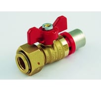 Кран Tiemme 20x3/4"В шаровой, с накидной гайкой, пресс (латунь) 1680021/1697R202005