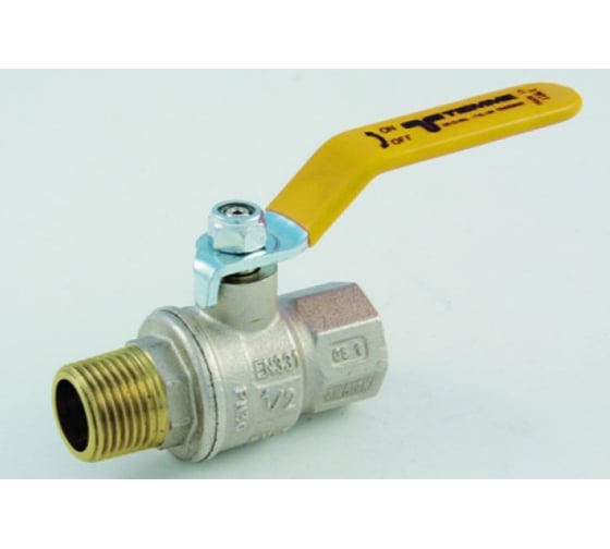 Газовый кран Tiemme 1" ВН шаровой (ручка) 2210017/2201G0706 1