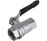 Шаровой кран  RUB BRECIA 3/8 DN10 PN65, ВР-ВР, S.33, промышленный, ручка S33C00 1