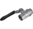 Шаровой кран  RUB BRECIA 3/8 DN10 PN65, ВР-ВР, S.33, промышленный, ручка S33C00 2