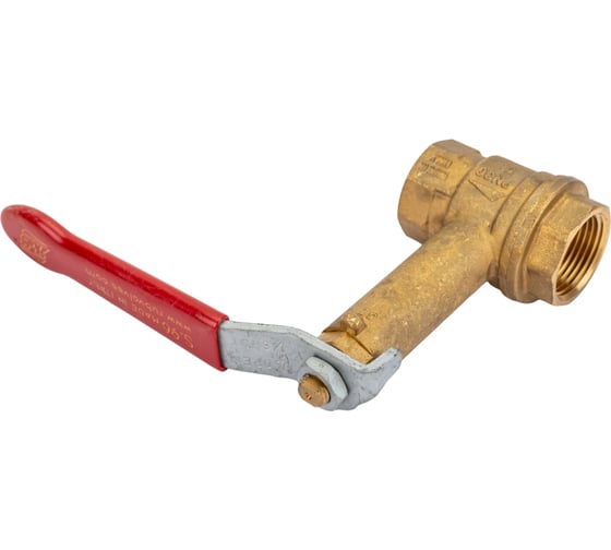 Шаровой кран с удлиненным штоком RUB MILANO 3/4 DN20 PN30, ВР-ВР, S.96, ручка S96E00
