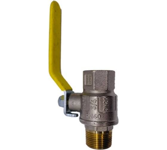 Газовый кран Tiemme 3/4" ВН шаровой (ручка) Uragano 2210016/2201G0705