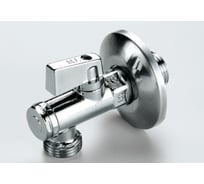Угловой кран Tiemme 1/2"x1/2" НН шаровой с чашкой и фильтром 2950012