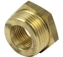 Футорка Tiemme 1/2"Вх1"Н (латунь, с плоским посадочным местом) 4710079 / 1581FD