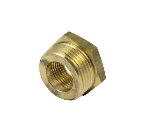 Футорка Tiemme 1/2"Вх1"Н (латунь, с плоским посадочным местом) 4710079 / 1581FD 1