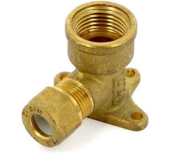 Водорозетка Tiemme 10x1/2" пластиковое кольцо (обжим) 1200097/1206G001004
