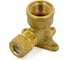 Водорозетка Tiemme 10x1/2" пластиковое кольцо (обжим) 1200097/1206G001004 1