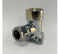 Водорозетка Tiemme 16x1/2" (обжим, хром) 450584