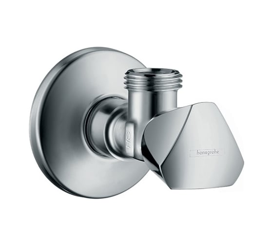 Угловой вентиль Hansgrohe E, G 1/2, хром 13903000 00057448