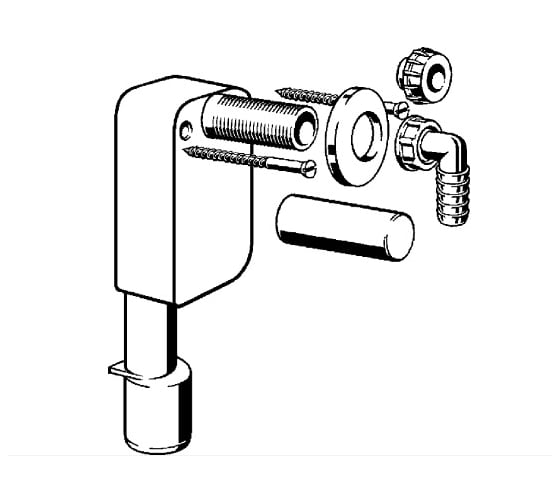 Сифон Viega скрытого монтажа, для подключения стиральной или ...