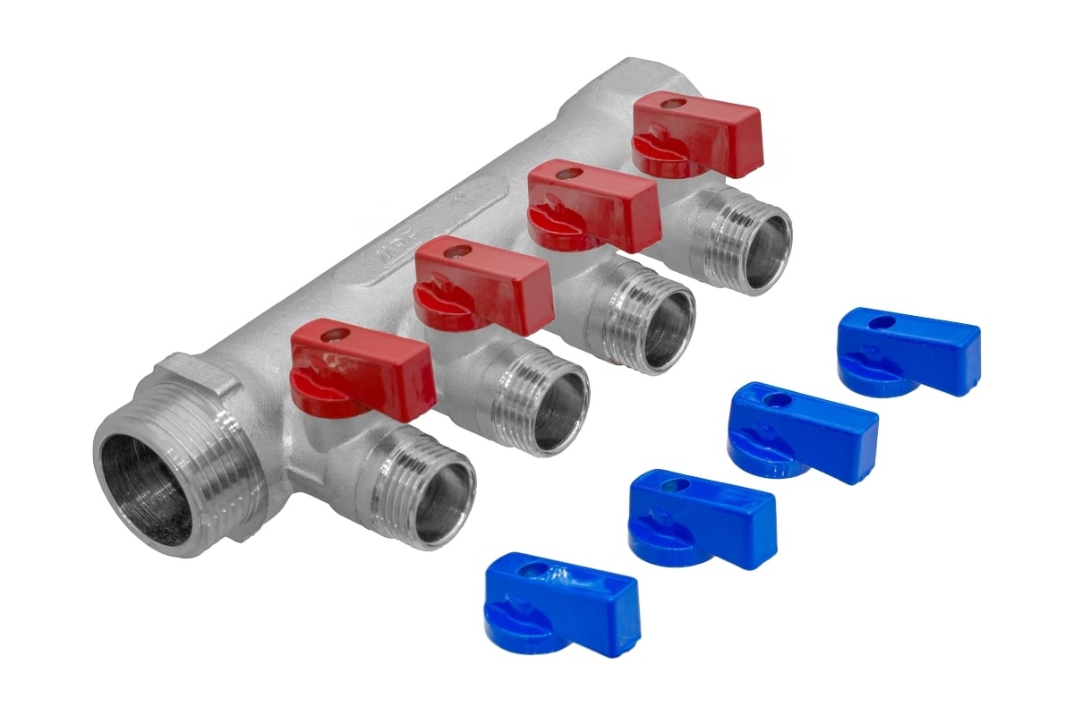 Коллектор MPF с отсекающими кранами 1