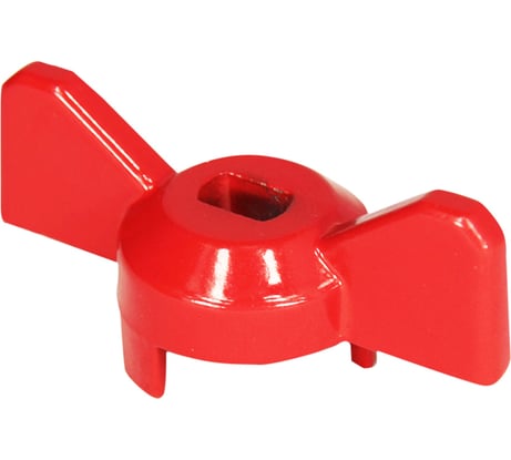 Усиленная ручка-бабочка для крана MasterProf красная 1/2"-3/4" ИС.131176