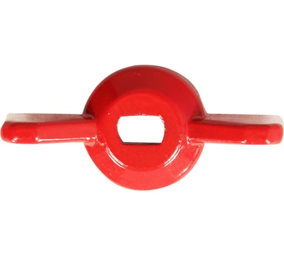 Усиленная ручка-бабочка для крана MasterProf красная 1/2"-3/4" ИС.131176