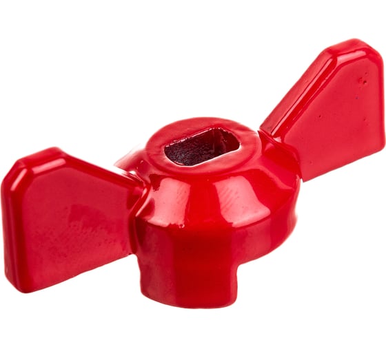 Усиленная ручка-бабочка для крана MasterProf красная 1/2"-3/4" ИС.131176
