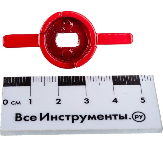 Усиленная ручка-бабочка для крана MasterProf красная 1/2"-3/4" ИС.131176