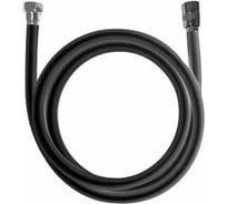 Душевой шланг Azario ПВХ с защитой от перекручивания 150 см, черный 00076096