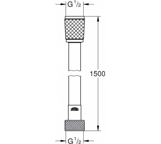 Душевой шланг Grohe relexaflex 1500 мм 28151002 00000132330