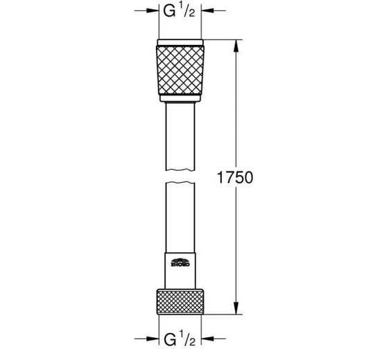 Душевой шланг Grohe relexaflex 1750 мм 28154002 00000132331