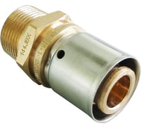Прессовое соединение Oventrop Н, 26 x 3 x 3/4", бронза без покрытия 1512048