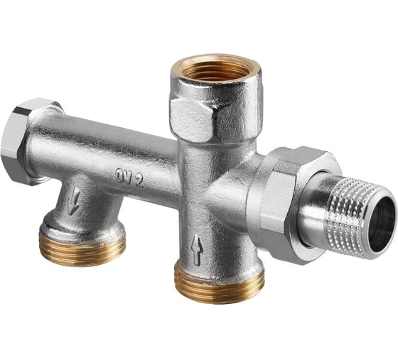 Ниппель Oventrop Cofit S, Н ЕК, 1 1/4", 1", бронза без покрытия, редукционный 1504065