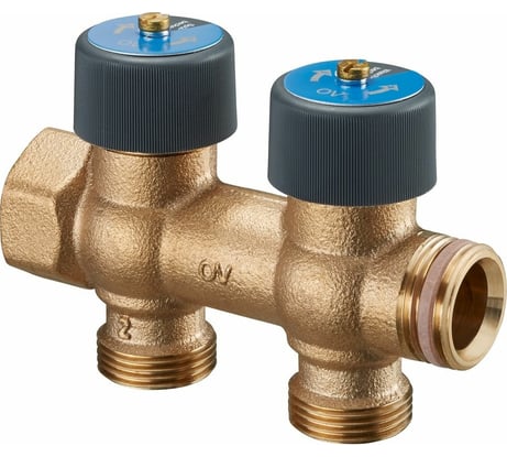 Гребёнка Oventrop 3/4", Multidis R 2, количество отводов-2, выход-3/4" 4200552