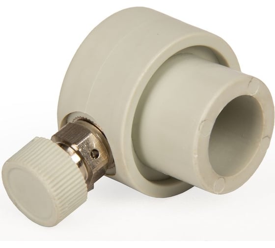 Заглушка ppr коллекторная LAMMIN ppr со сбросовым клапаном 25 300/20 серый Lm31084000025G