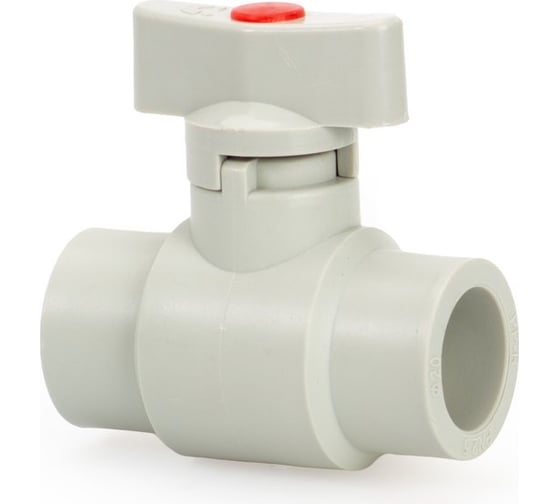 Шаровой кран LAMMIN ppr 20 эко 70/10 серый Lm31074000020G 1