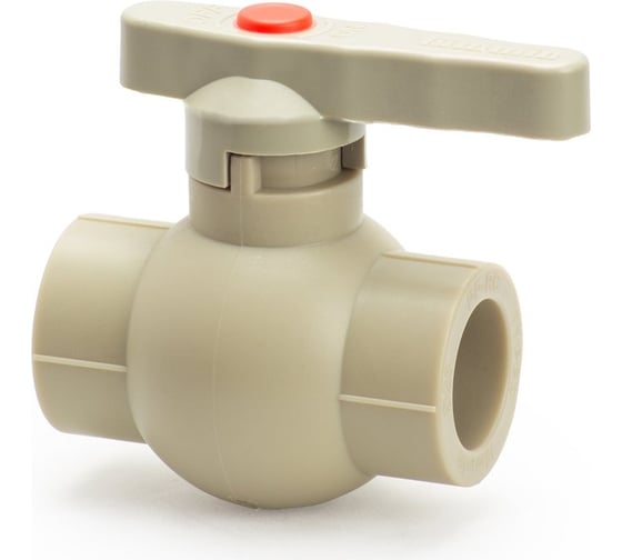 Шаровой кран LAMMIN ppr 25 premium 36/9 серый Lm31172000025G 1