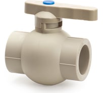Шаровой кран LAMMIN ppr 32 premium 24/6 серый Lm31172000032G