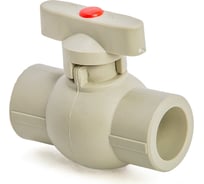 Шаровой кран LAMMIN ppr 25 эко 50/10 серый Lm31074000025G