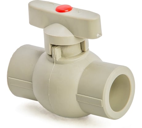 Шаровой кран LAMMIN ppr 25 эко 50/10 серый Lm31074000025G