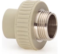 Комбинированная муфта LAMMIN ppr нр 25x1" 50/25 серая Lm31041025025G