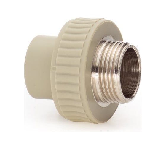 Комбинированная муфта LAMMIN ppr нр 25x1" 50/25 серая Lm31041025025G 1