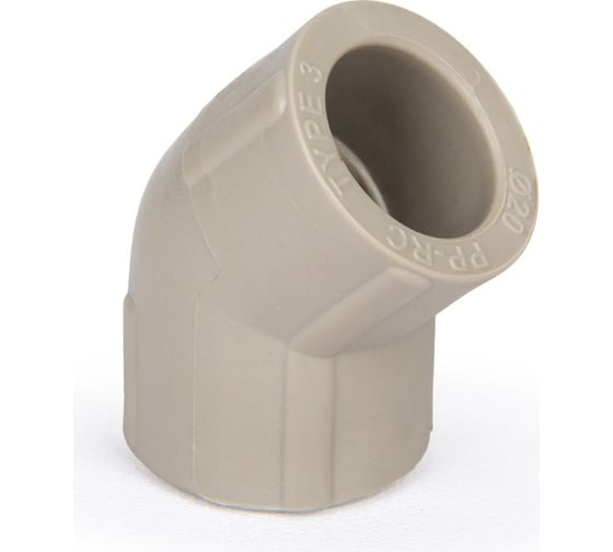 Угольник LAMMIN ppr 45 х 20 540/90 серый Lm31034045020G 1