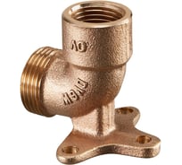 Угольник Oventrop Cofit S, Н ЕК-В, 3/4", 1/2", бронза RX, с крепелением 1506053