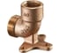 Угольник Oventrop Cofit S, Н ЕК-В, 3/4", 1/2", бронза RX, с крепелением 1506053 1