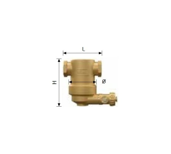 Сепаратор грязи и шлама Reflex Exdirt D 1 PN бар-10 T C -110 9252020