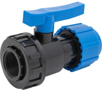 Шаровой компрессионный кран Политэк вр разъемный d 63x2 тпк-аква 554226202