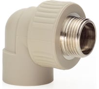 Комбинированный угольник LAMMIN ppr нр 25x3/4" 75/15 серый Lm31051025020G