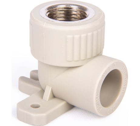 Угольник с креплением LAMMIN ppr вр 20x1/2" 80/20 серый Lm31055020015G